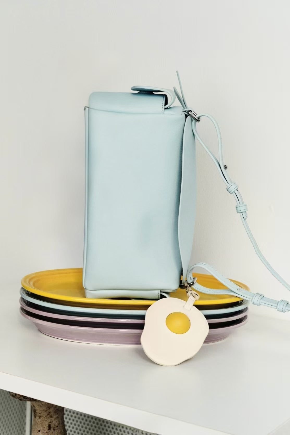 Petal Kiss Round Crossbody Bag – Soft Faux Leather Floral Shape Mini Handbag with Top Handle & Shoulder Strap (Pink, Yellow, Cream)