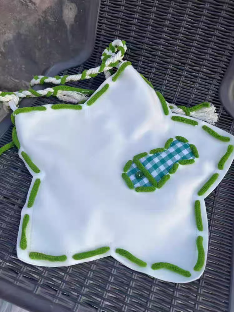 Whimsical Fish-Shaped Tote Bag – Handmade Gingham Patchwork Shoulder Bag with Plush Charm