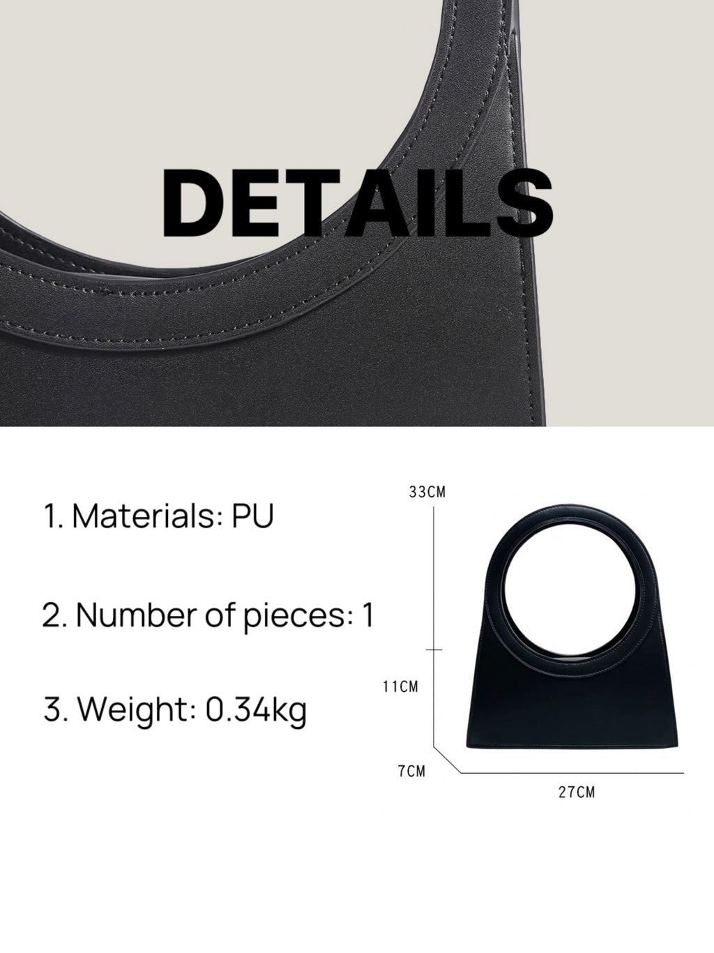 Geometric Circle Handle Handbag – Modern Sculptural Purse in Black & Neon Green | Statement Top Handle Bag