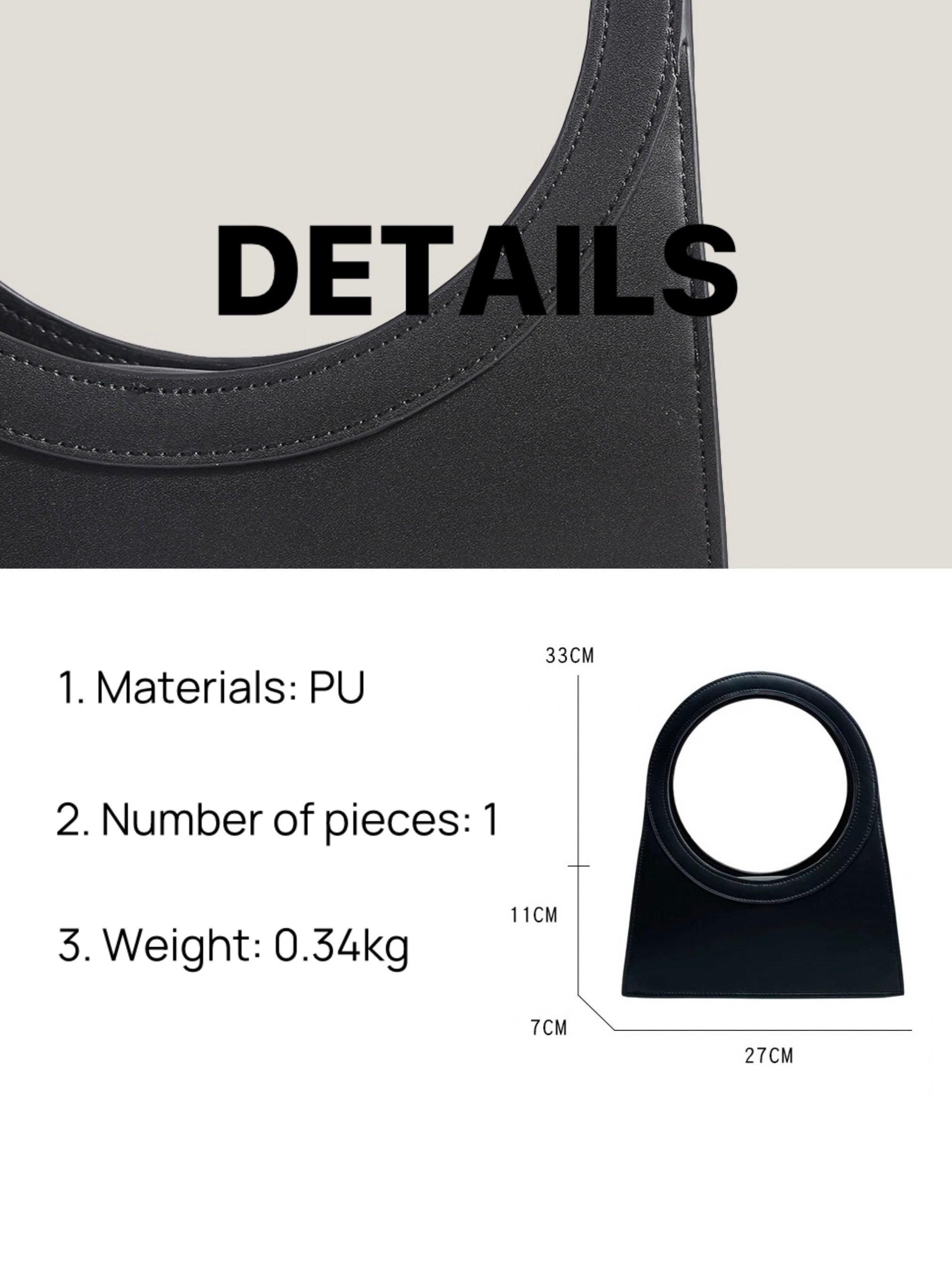 Geometric Circle Handle Handbag – Modern Sculptural Purse in Black & Neon Green | Statement Top Handle Bag